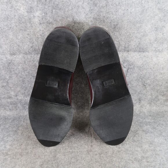 HH Brown Shoes Mens 9 Loafer Tassel Dress Handcrafted Water Mocs Leather Vintage - Picture 12 of 16